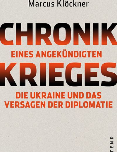 Chronik eines angekündigten Krieges